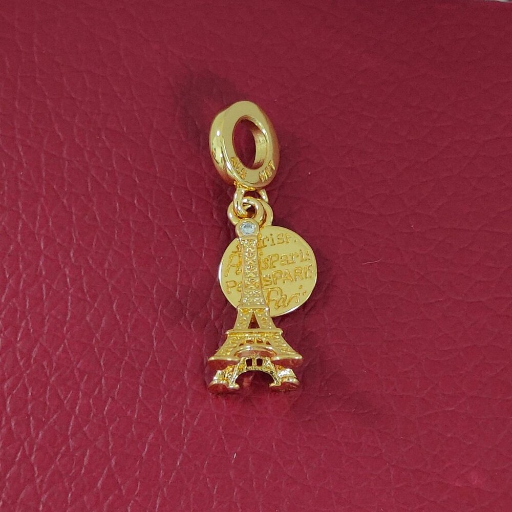 Pandora Paris Eiffel Tower Double Charm Gold Gold